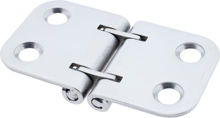 Luikscharnier - 71x40x2 - Rvs 304 - Knoop onder