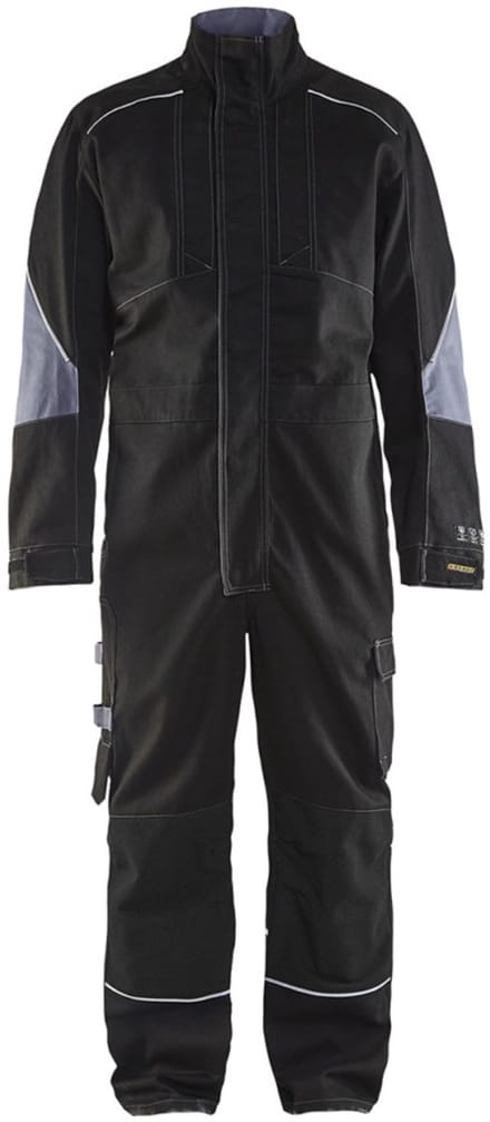Blaklader Vlamvertragende Overall 6061-1516 - Zwart/Grijs - D128