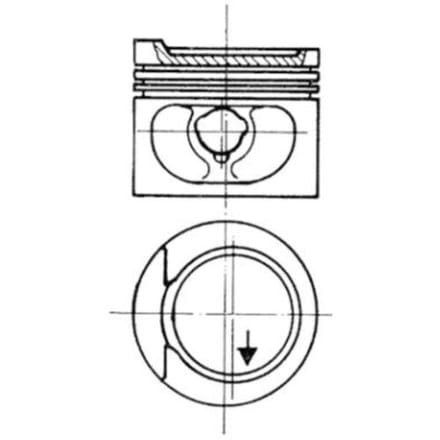 Zuiger KOLBENSCHMIDT 93 872 600