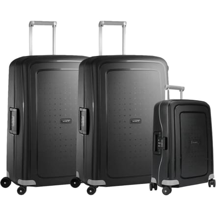 Samsonite S'Cure Spinner 75+75+55cm Black