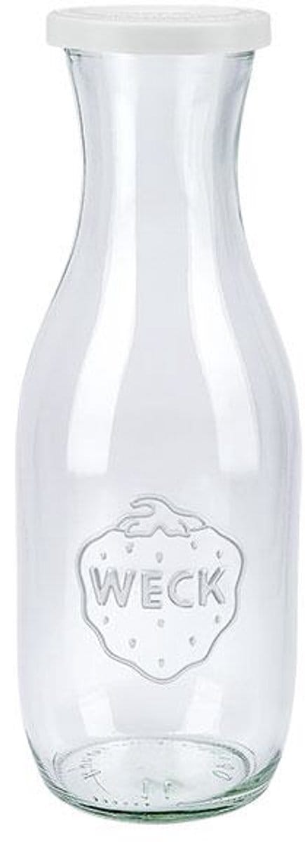 Weck Sapfles met deksel (1062ml) 1/1L 6-stuks
