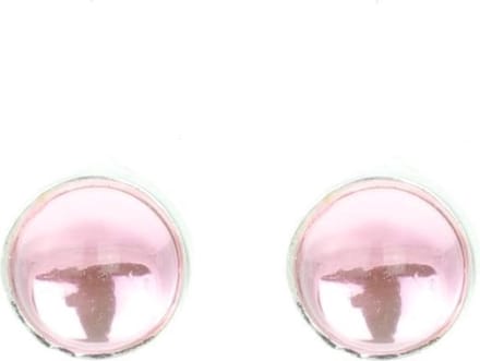 Behave - Oorknoppen roze glaslook zacht vrouwelijk accent - 1 cm