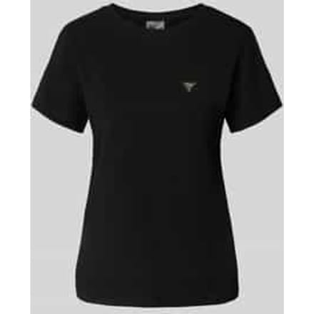 regular fit T-shirt met logo-applicatie model 'Colette'