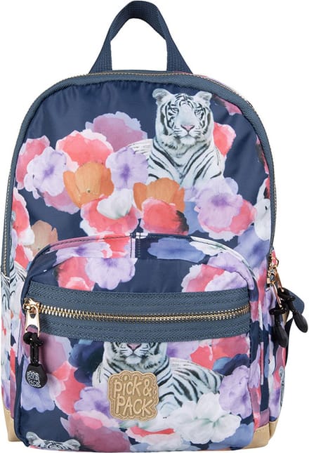 Pick & Pack  Rugzak - Tijger van de Liefde  Kinder Rugzak - Denim Maat S
