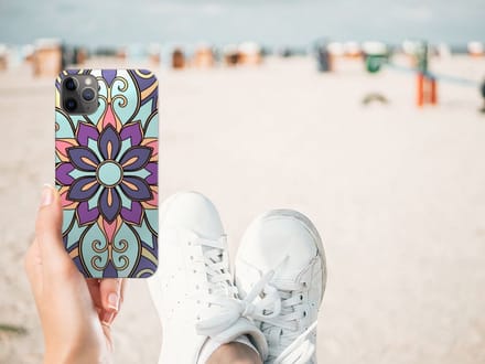 Apple iPhone 11 Pro Max TPU Case Purple Flower