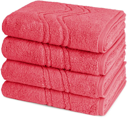 Ross Dames en Heren 4 X handdoek - per set Cashmere feeling