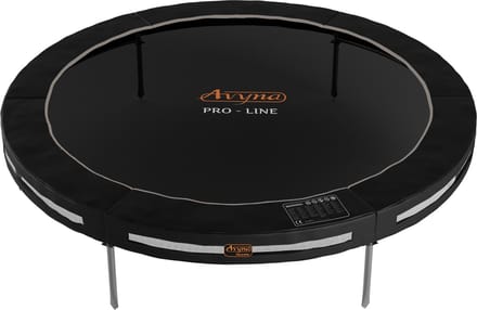 Avyna InGround Trampoline Ø305 cm – Zwart – Rond – Compact Ingraafmodel – Duurzaam en Veilig