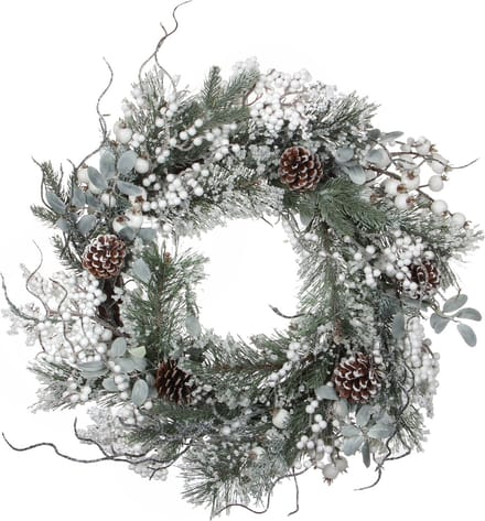 Hardy wreath green - h12xd50cm