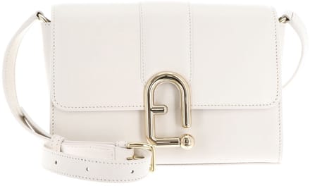 FURLA Leren schoudertas Urban Crossbody Bag Panna wit