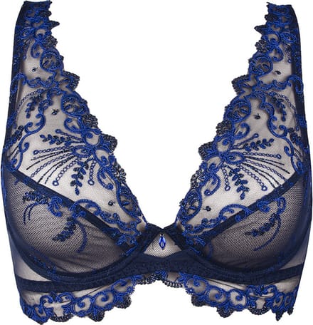 Lise Charmel - Bralette BH - Nuit Folie Glamour - Blauw - ACH7412 - EU 70C / FR 85C