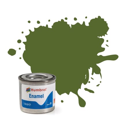 Humbrol Emailleverf Mat - 14 ml - No. 88 Deck Green