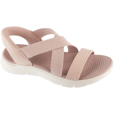 Skechers Slip-Ins Go Walk Flex Sandaal - Glimmer Up Damessandaal Roze