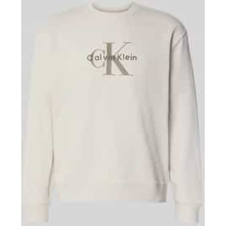 Regular fit sweatshirt met logoprint, model 'Terry'
