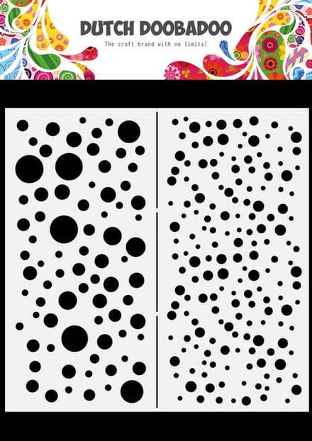 Dutch Doobadoo Mask Art Slimline Confetti 470.784.093 210x210mm