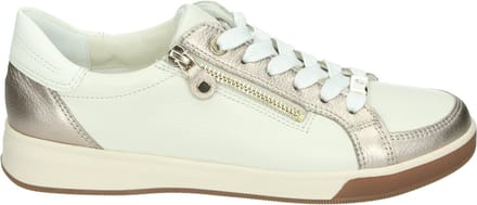 Ara - 1234432 - Lage sneakersDames sneakers - Kleur: Wit/beige - Maat: 38.5