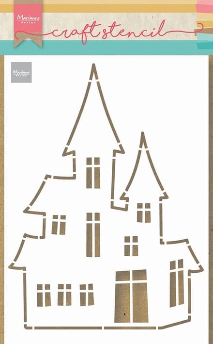 Marianne Design Craft stencil Haunted house