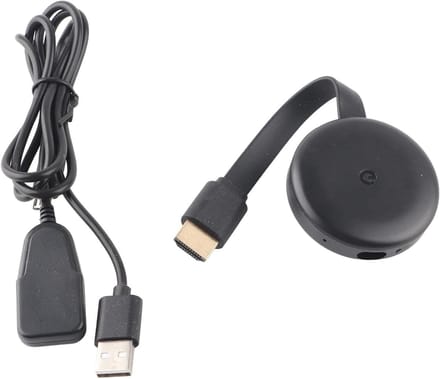 Draadloze Beeldschermadapter - HD Dongle - Content Streamen - 1080P HD Uitvoer - Compact Ontwerp - Zwart