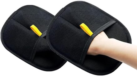 Huisdier Verzorgingshandschoenen - Vachthandschoen - Set van 2 - Borstel