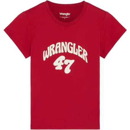 Dames-T-shirt met smalle band Wrangler Chili Pepper