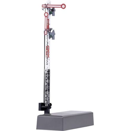 Märklin 70416 H0 Vormsein 2-armig, Mast Hoofdsein Kant-en-klaar model