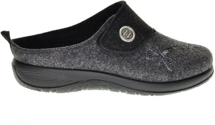 Zwarte Pantoffel Steunzolen Fly Flot maat 37