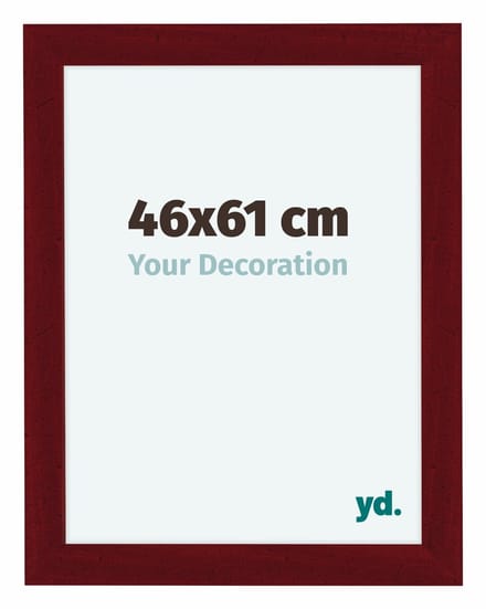Your Decoration - Fotolijst 46x61 cm - MDF - Wijnrood Geveegd - Como