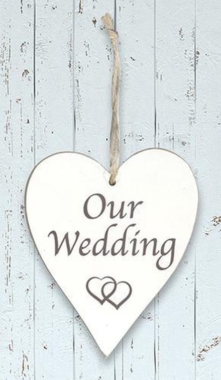 Oaktree - Houten hart Our Wedding