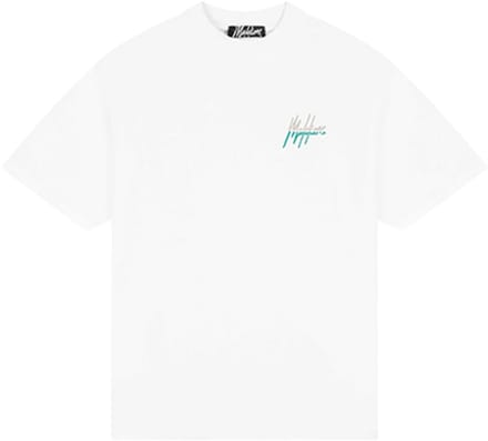 Malelions Men Oversized Split T-Shirt - white
