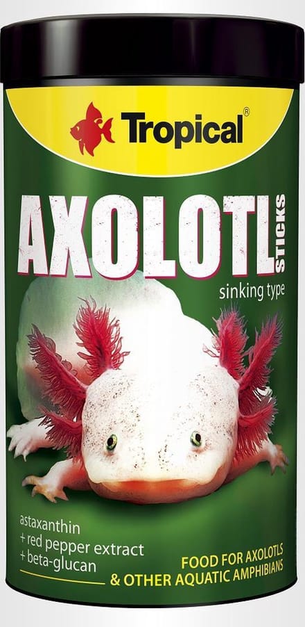 Tropical Axolotl Sticks - Voer voor Axolotls - 135g