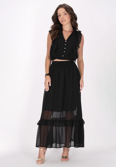 Faina Blouse Dames zwart