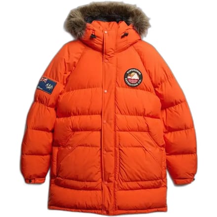 Superdry - Everest Longline Gewatteerde Parka - Heren - Gewatteerde jassen