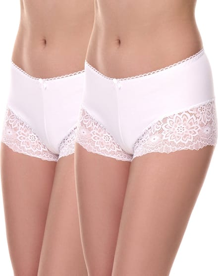 Merry Style Dames Boxershort Onderbroek - Katoen - Regular Taille - 2-Pack - MS-GAB-107-Boxer-2P