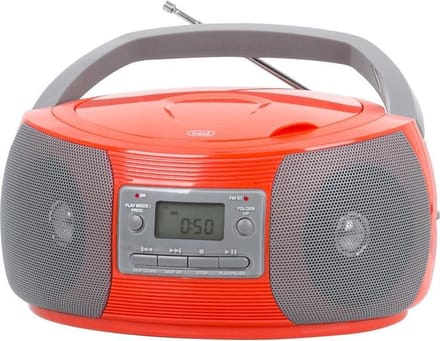 Trevi CMP 524 MP3 DIGITAAL 2.4W Grijs, Rood CD radio