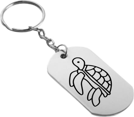 Akyol - Schildpad sleutelhanger - Schildpad - Schildpad liefhebber - Dieren liefhebbers - Sleutelhanger - Cadeau - Gift