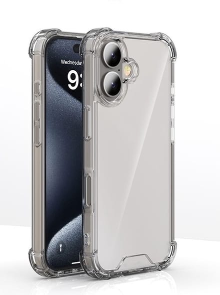 Cityhoesje - Anti Shock – iPhone 16 Plus – Backcover - Transparant
