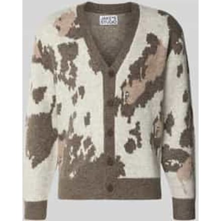 Cardigan met V-hals en knoopsluiting