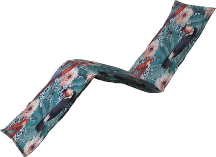 Madison - Tuinkussen - Loungekussen - 200 x 60cm - Rio Blauw - Ligbedkussen