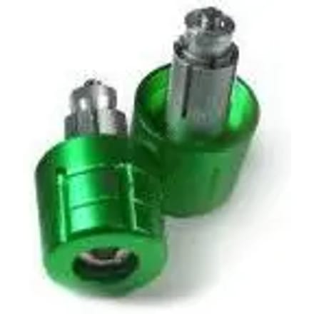 Embout guidon vert type grenade pour moto guidon diamètre intérieur 14 ou 18mm