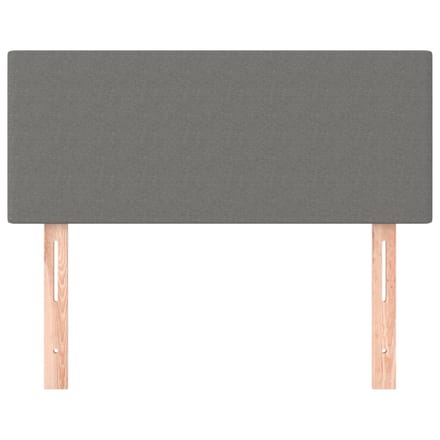 vidaXL - Hoofdbord - 80x5x78/88 - cm - stof - donkergrijs