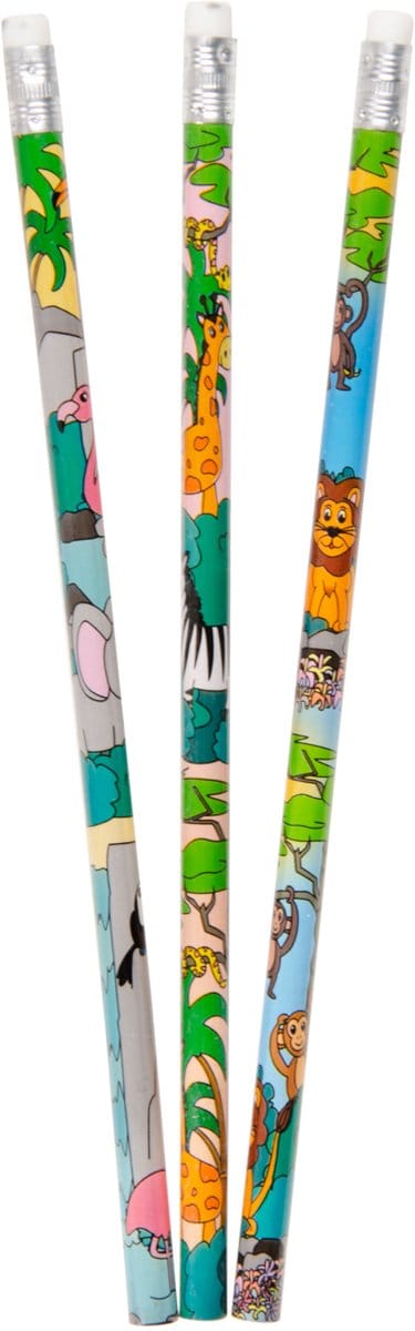 Duckiez Potlood Jungledier - 12 stuks