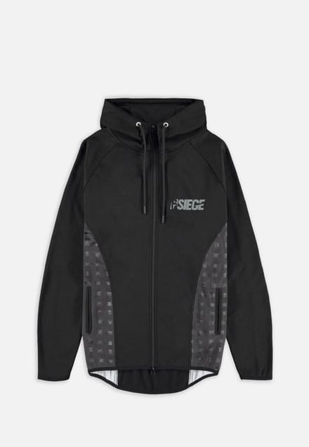 6 Siege - Tech Vest met capuchon - M - Zwart