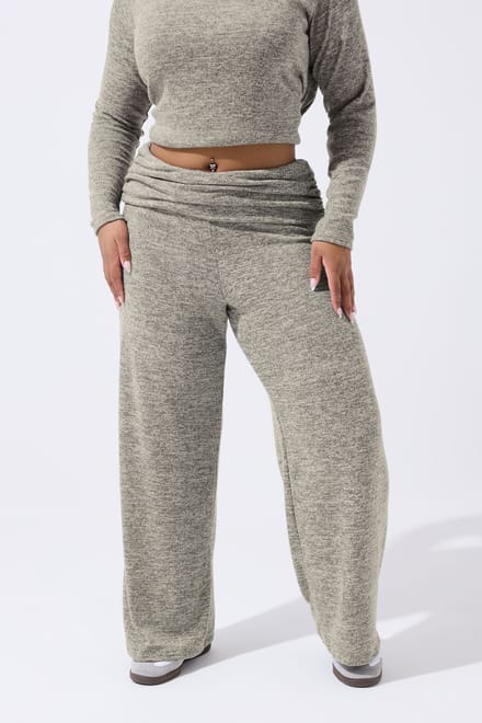 Limited Collection Naturelbruine Omslagbroek Size 48