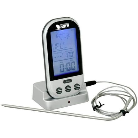 Techno Line WS 1050 Barbecuethermometer Alarm, Bewaking van kerntemperatuur °C /°F-weergave, Gevogelte, Lam, Kalkoen, Rund, Varken, Burger