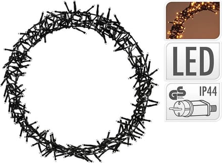 Kerstring Met Verlichting - 300 Led - Ø38 Cm - 8 Lichtfuncties - Voor Binnen En Buiten