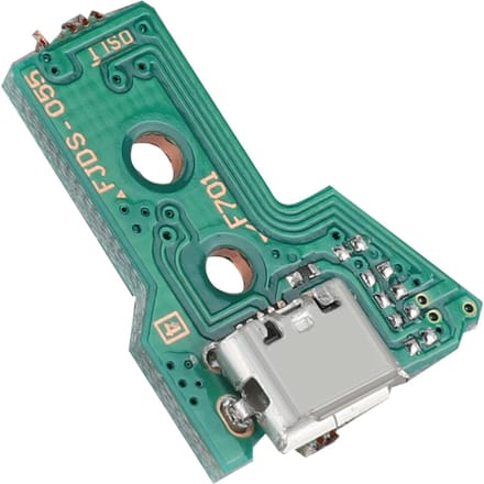 Vervangende USB-oplaadpoort Socket Oplader JDS 050 voor PS4 Controller Game Handvat blue