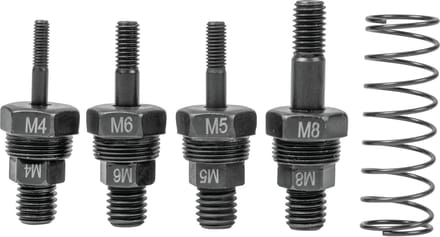 Rapid 5001579, Schroefkit, M8, Zwart, 5 stuk(s)