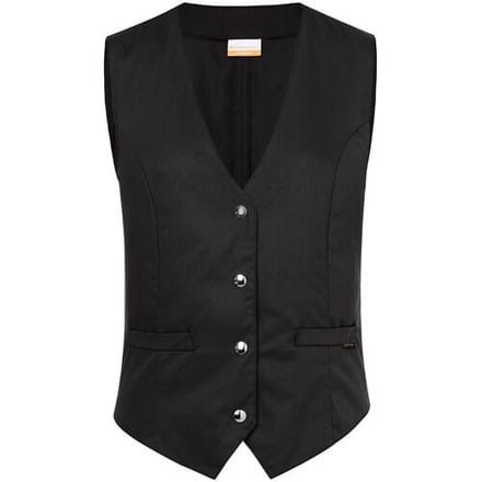 (6 stuks) KARLOWSKY Dames Gilet Lena - Zwart - Maat: 48