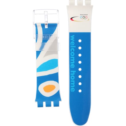 Swatch Plastic - X-Large - SUD ASUDK106J SUDK106J NOC Athens 2004 Germany Horlogeband