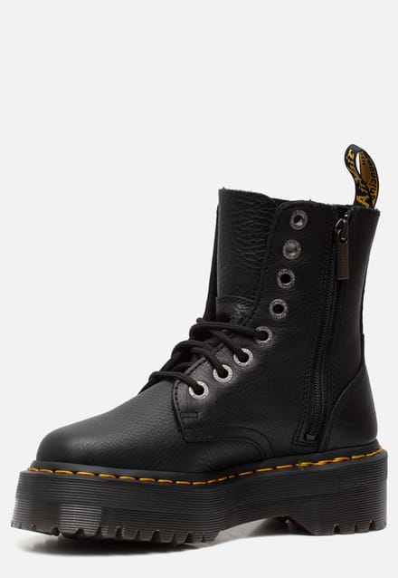 Dr. Martens Dr. Martens Quad Retro veterboots zwart Leer