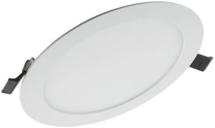 Ledvance - Downlight Slim Alu Wit 16W 1600lm 90D - 830 Warm Wit | Zaagmaat 175 IP44